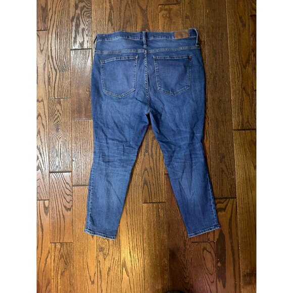 Madewell 9" High Rise Skinny Crop Jeans  34P - Picture 2 of 4